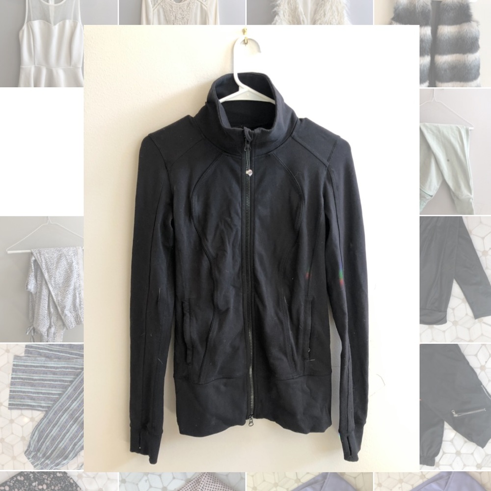 Lulu lemon zip up high neck sweatshirt